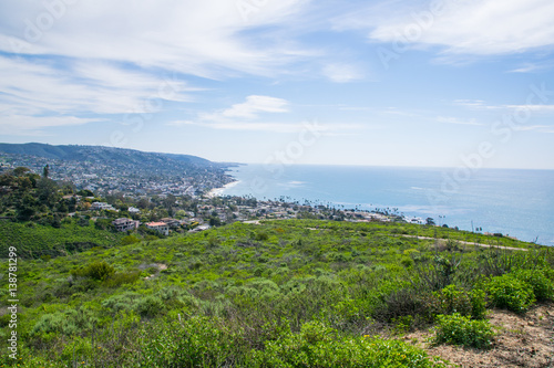 View of Laguna Beach, Southern California 