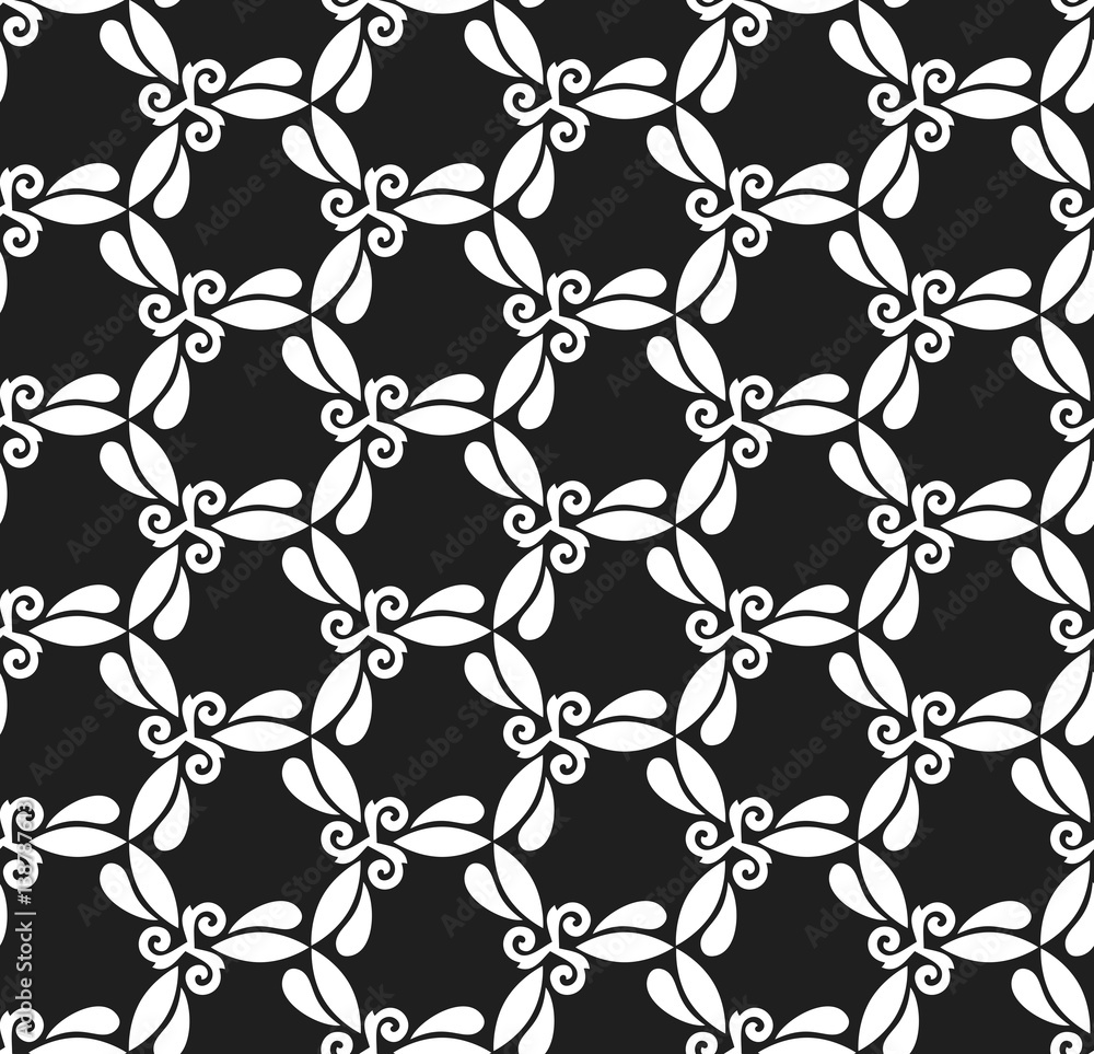 Seamless vector black and white ornament. Modern background. Geometric modern pattern Seamless vector black and white ornament. Modern background. Geometric modern pattern