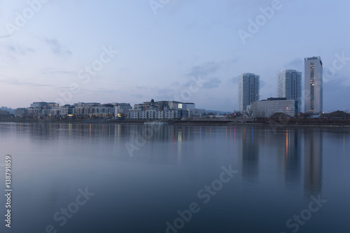 Riverside with Eurovea in Bratislava, Slovakia © michalpalka