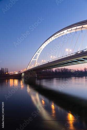 Apollo bridge in Bratislava, Slovakia