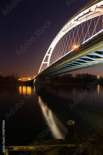 Apollo bridge in Bratislava, Slovakia