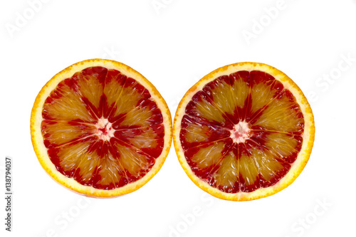 Sicilian orange halves