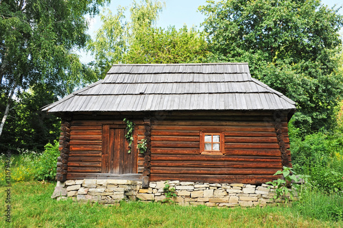 Ancient carpatian hut in forest © Unkas Photo