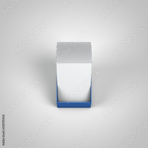 3d display used for magazines on counters or in shops