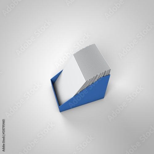 3d display used for magazines on counters or in shops