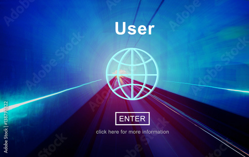 User Customer Connection Sysytem Information Concept photo