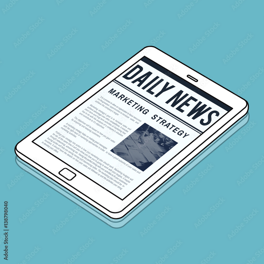 News Business Communication Marketing Concept News Business Communication Marketing Concept