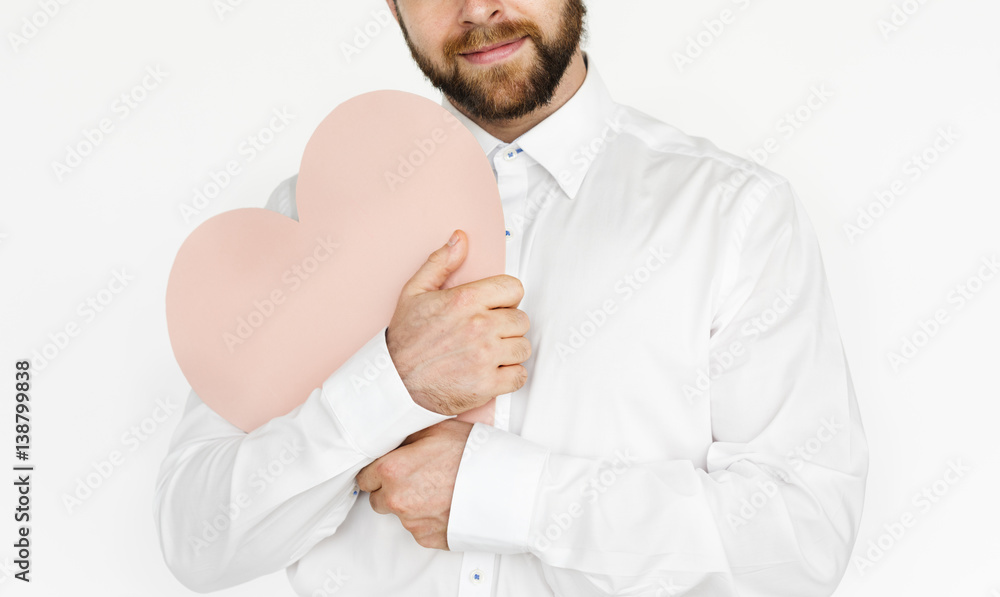 Man Cheerful Studio Portrait Concept Man Cheerful Studio Portrait Concept