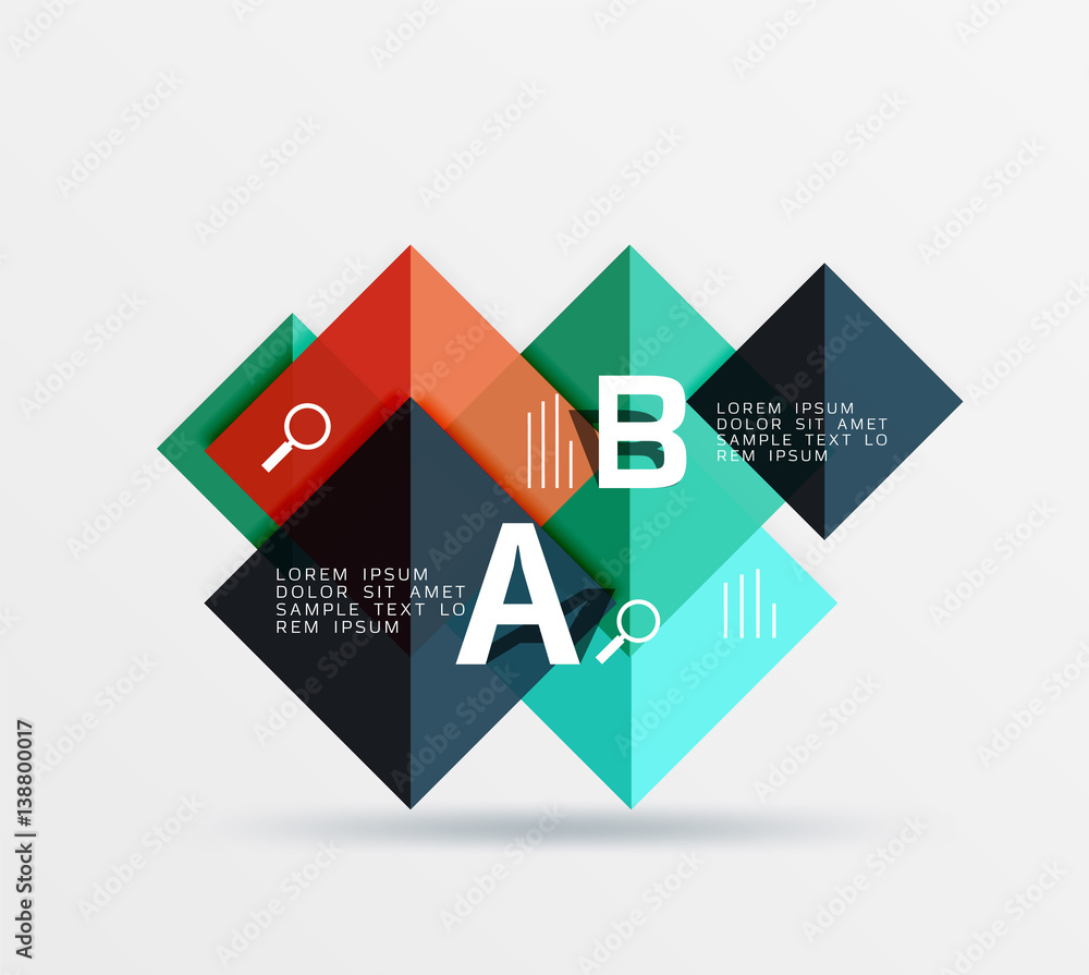 Vector square banner Vector square banner