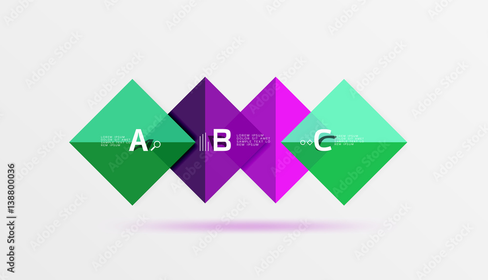 Vector square banner Vector square banner