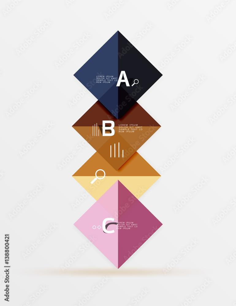 Vector square banner Vector square banner