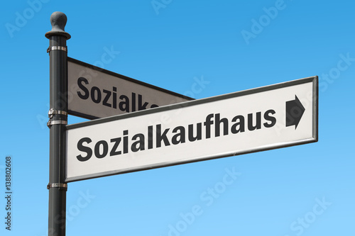 Schild 175 - Sozialkaufhaus photo