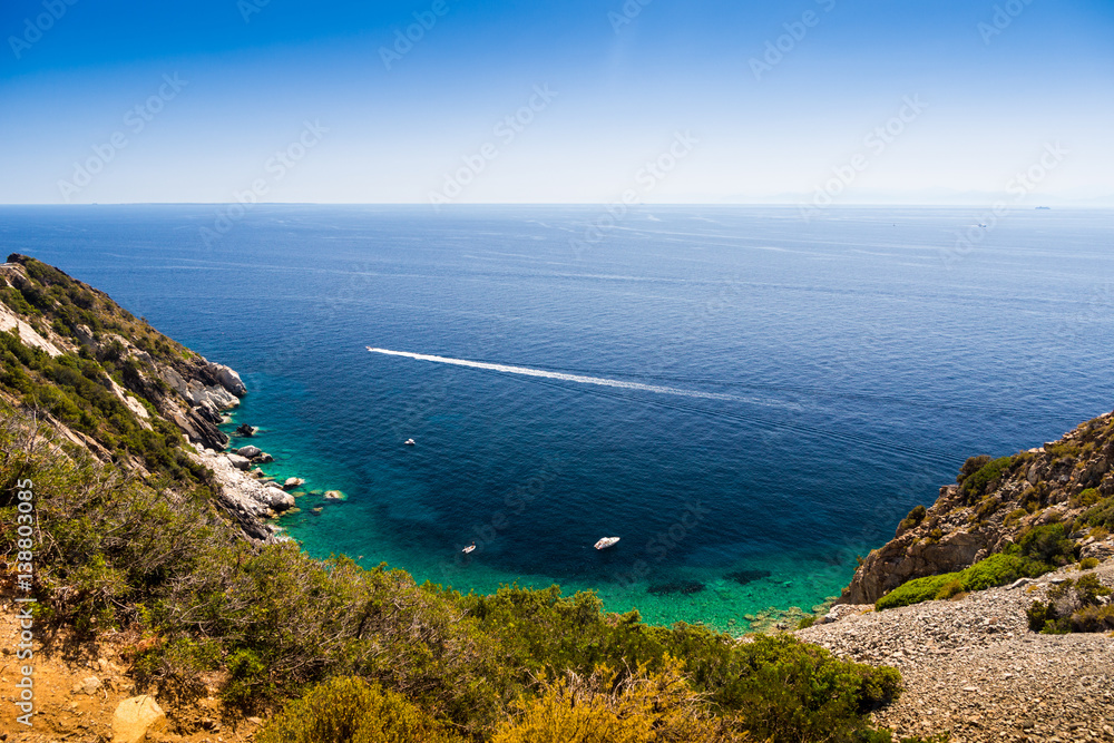 Elba island sea near Pomonte Elba island sea near Pomonte