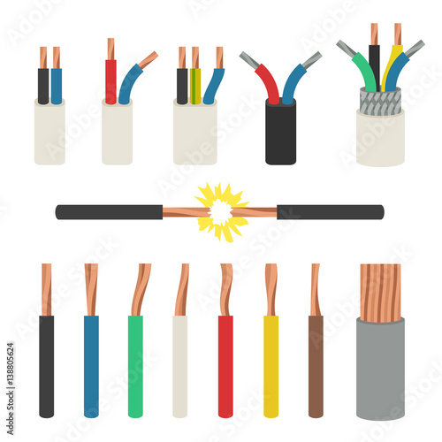 Electrical cables.