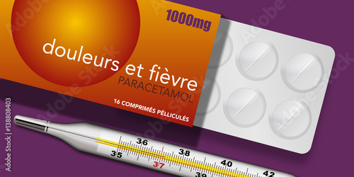 Médicament - médecine - Douleurs - Fièvre - Comprimé