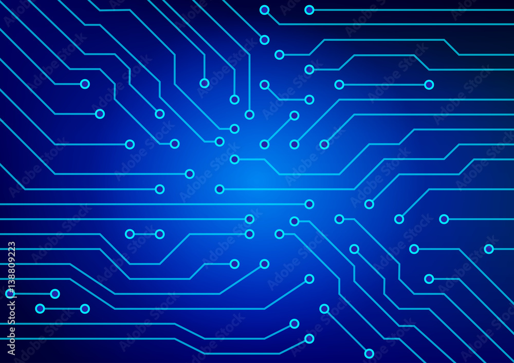 The abstract image of electrical circuits used in various devices The abstract image of electrical circuits used in various devices