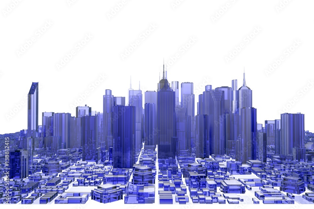 3d rendering illustration of NY