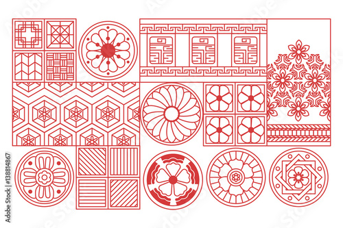 Korean Pattern vector