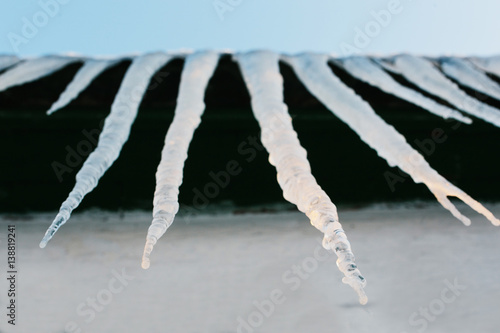 icicles on roof