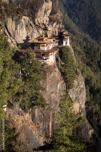 Paro Taktsang on the cliff, known as the Taktsang Palphug Monastery and the 'Tiger's Nest' in Paro, Bhutan