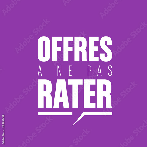 offres à ne pas rater