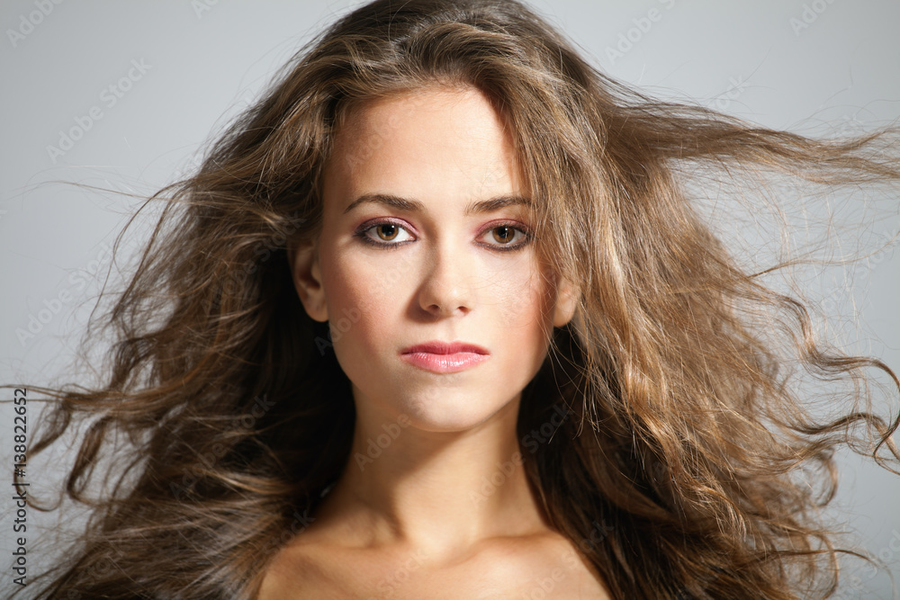 Beauty-portrait of a beautiful young girl Beauty-portrait of a beautiful young girl
