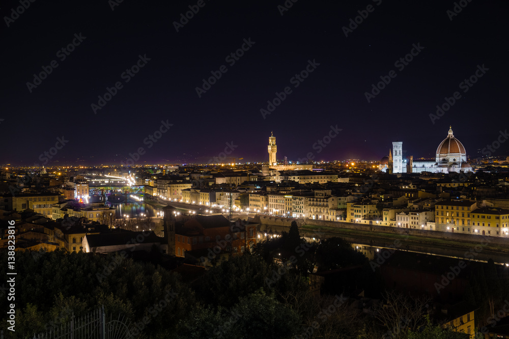 Florence (Italy) at night