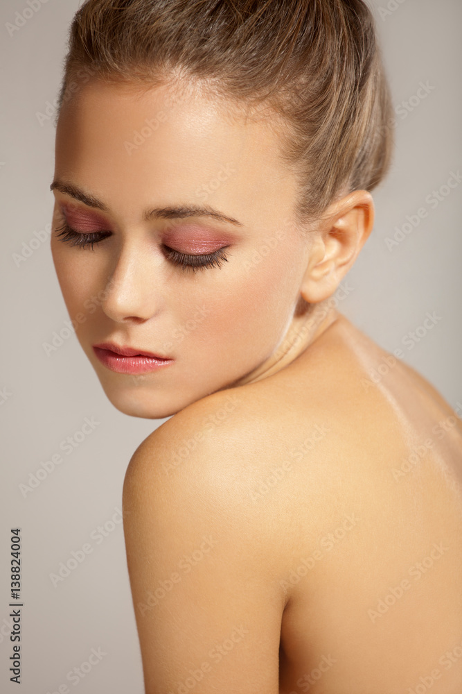 Beauty-portrait of a beautiful young girl Beauty-portrait of a beautiful young girl