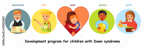 Children with Down syndrome development