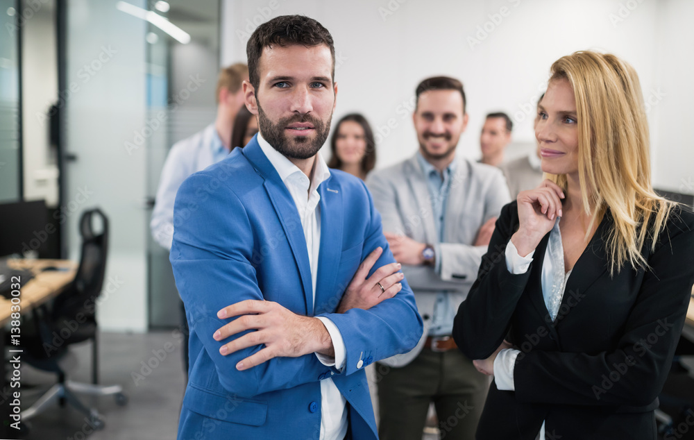 Group of professional successful business people Group of professional successful business people