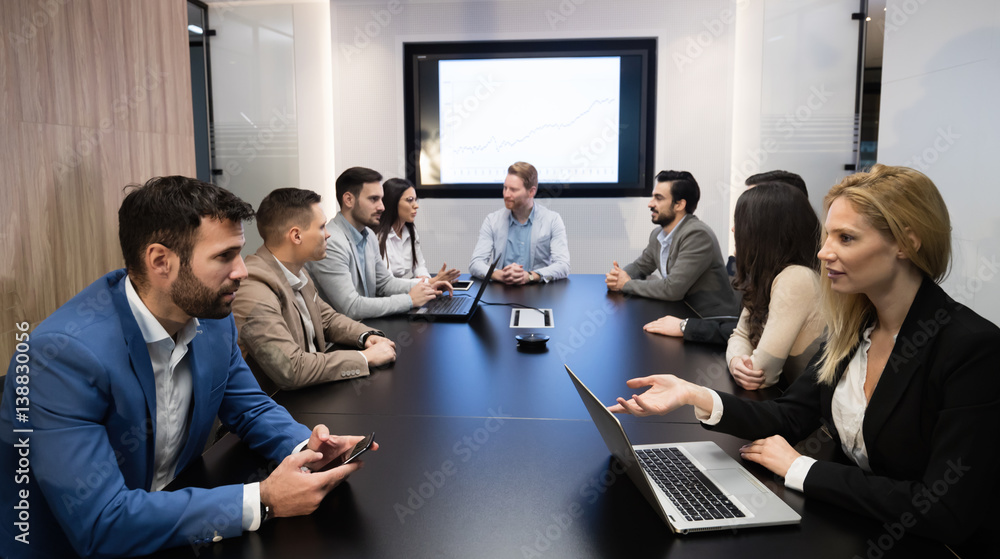 Stock People In Conference Modern Conference Room People