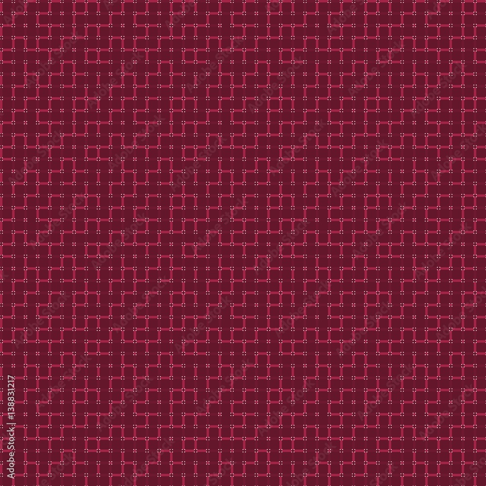 Abstract board futuristic cybernetic seamless pattern. Information communication technology vector background. Computer motherboard texture for web design