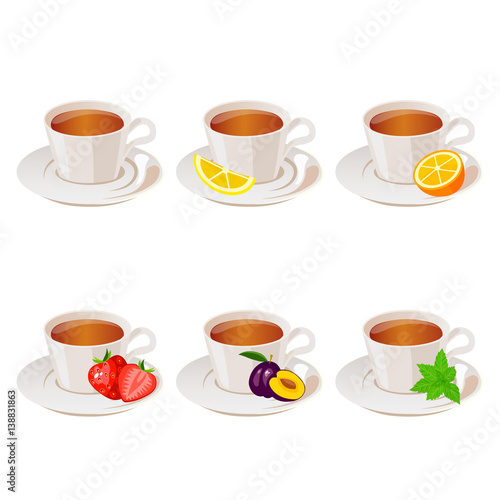 illustration of tea cup
