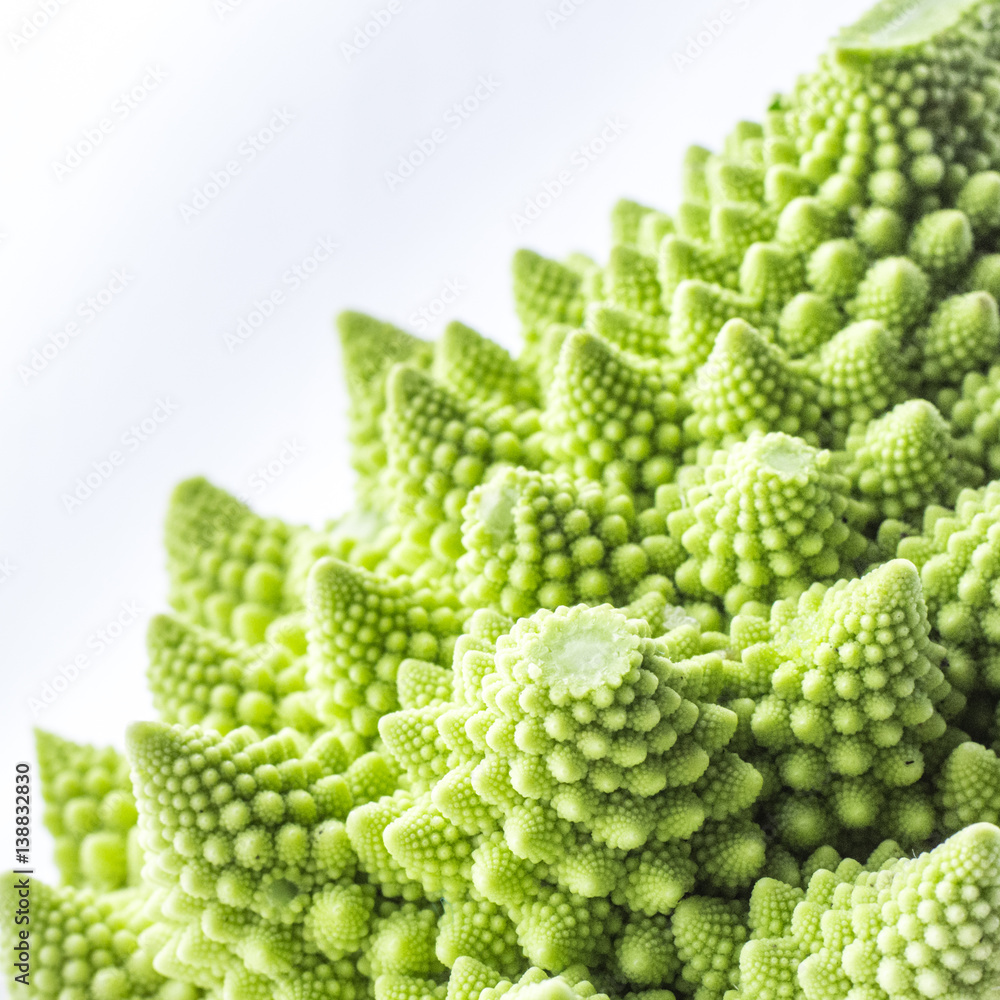 Close up of romanesco broccoli Close up of romanesco broccoli