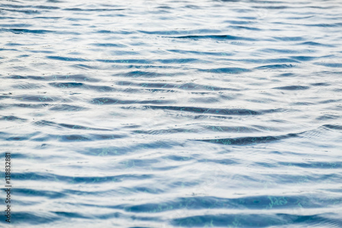 Small wave of water in the pool