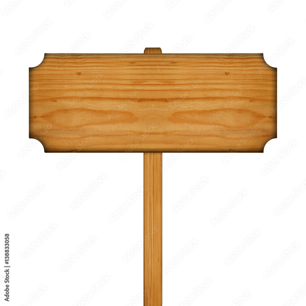 wooden sign on white background with clipping path wooden sign on white background with clipping path