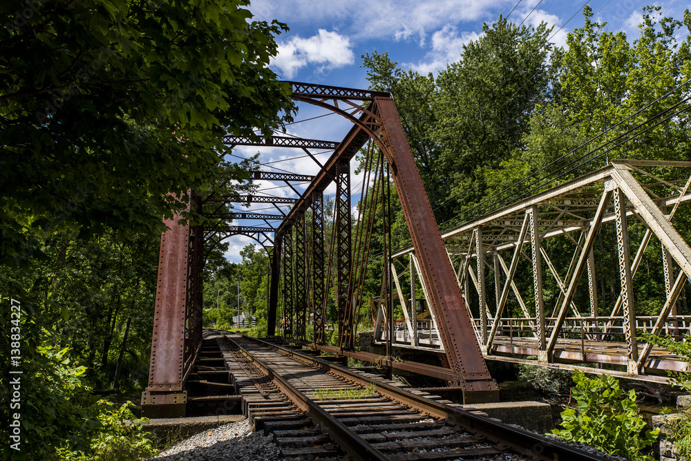 Historic Railroad Truss Bridge - Pennsylvania Historic Railroad Truss Bridge - Pennsylvania