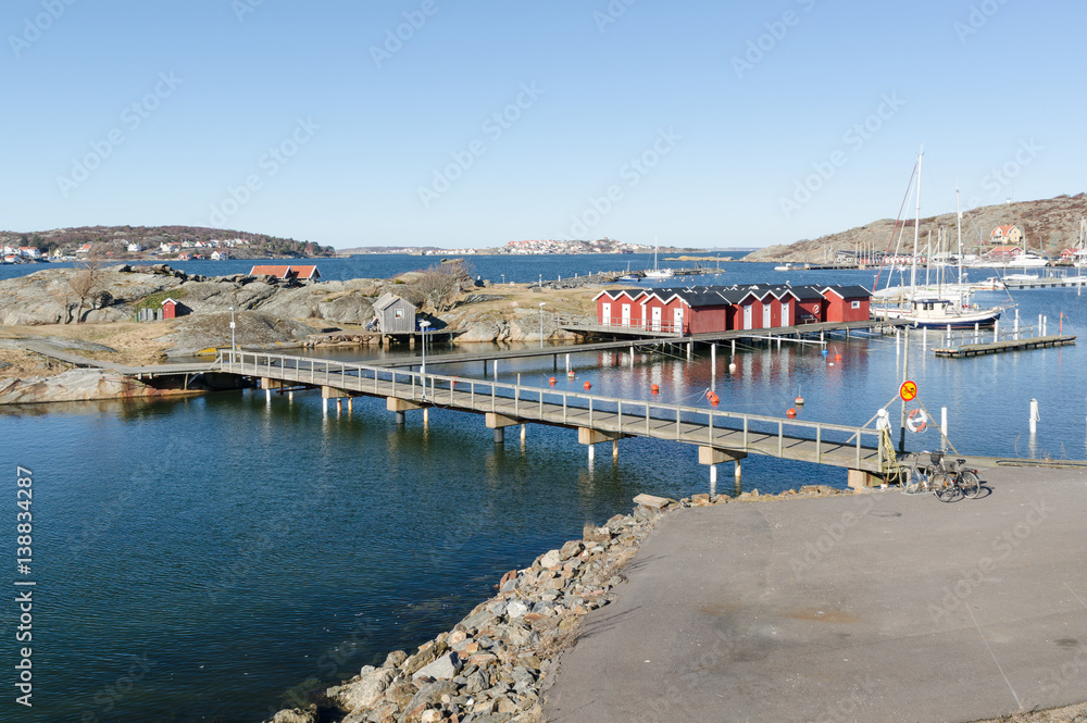 sweden westcoast outside Gothenburg beutiful little harbour