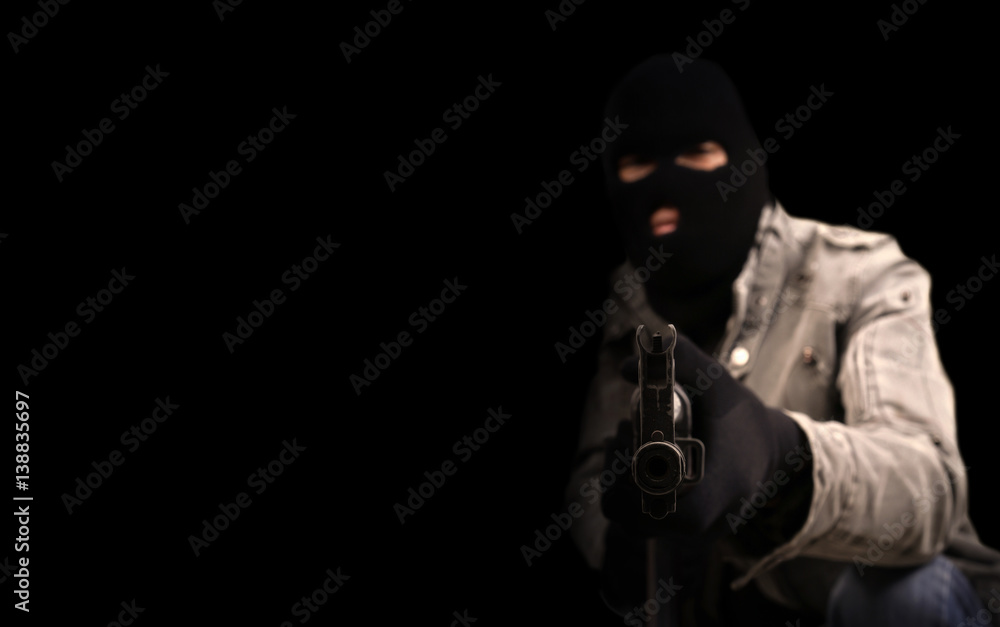 terrorist with ak47 machine gun terrorist with ak47 machine gun