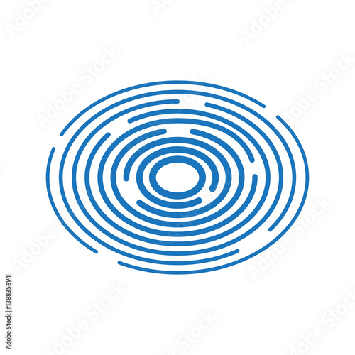 Ripples on the water.