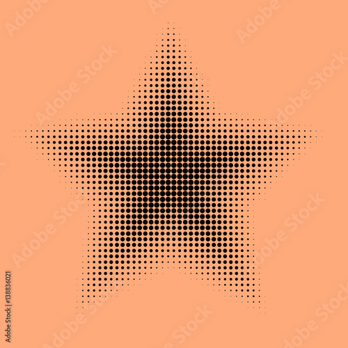 Colorful halftone background, abstract geometric shape. Modern stylish texture. Design for print, decoration, cover, web, digital, textile.