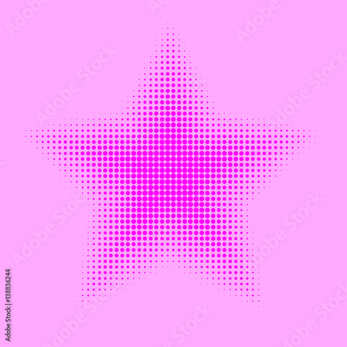 Colorful halftone background, abstract geometric shape. Modern stylish texture. Design for print, decoration, cover, web, digital, textile.