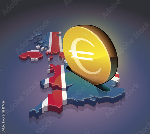 Investir des Euros au Royaume-Unis (fond sombre)