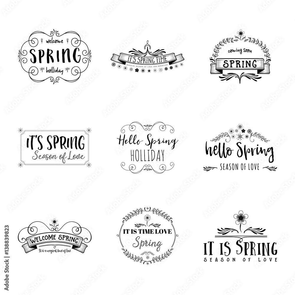 vecteur-stock-badge-set-for-small-businesses-spring-the-pattern