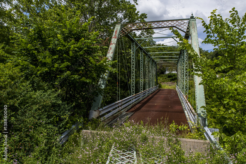 Historic and Abandoned Truss Bridge - Pennsylvania