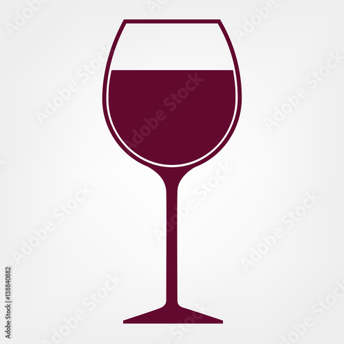 with wine glass