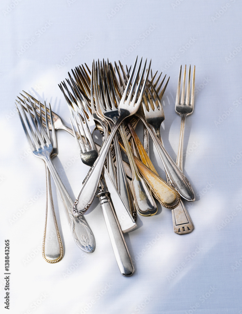A heap of forks A heap of forks