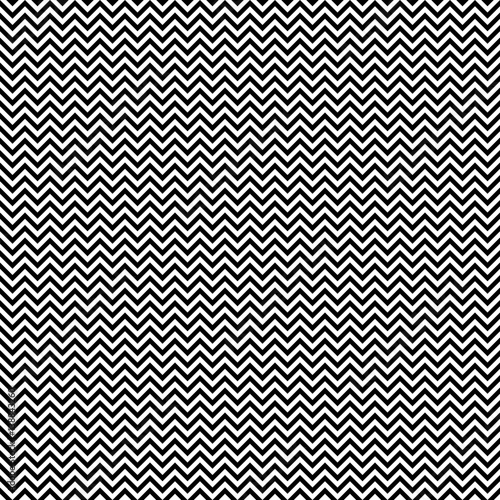 Retro Seamless Pattern Little Chevron Black/White