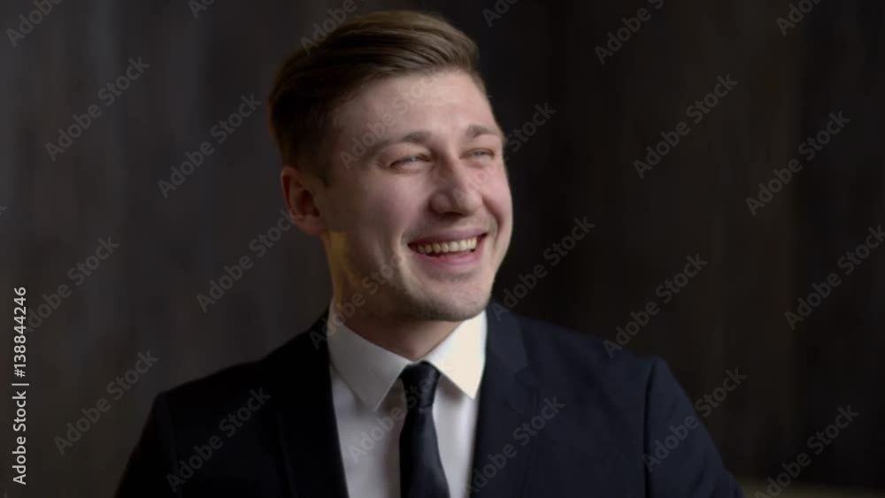 Handsome Hispanic man in suit Handsome Hispanic man in suit