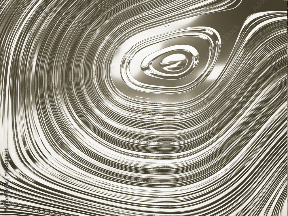 Fototapeta premium Rendering abstract chromium background